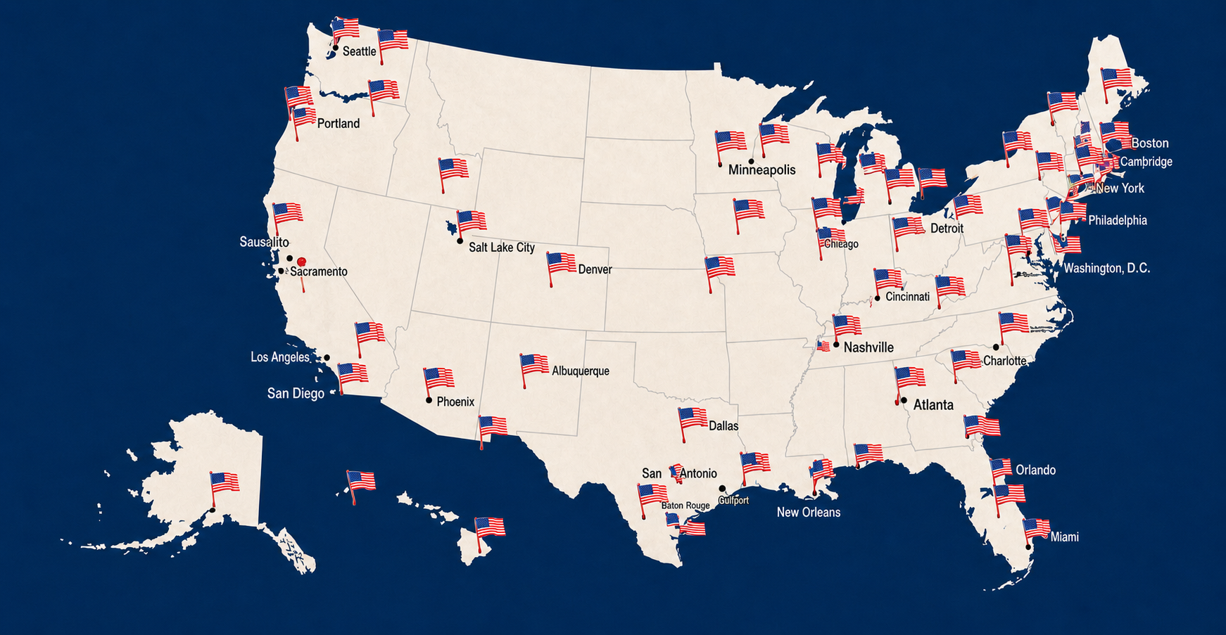 America 250 block party map